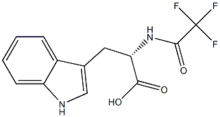 N-(三氟乙酰基)-L-色氨酸结构式