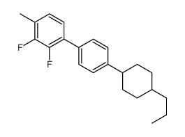 2,3-difluoro-1-methyl-4-[4-(4-propylcyclohexyl)phenyl]benzene Structure