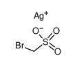 bromomethanesulfonic acid, silver salt Structure
