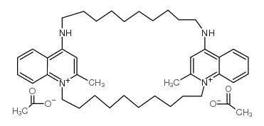 双喹醋铵结构式