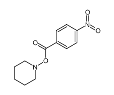 p-Nitrobenzoic acid piperidino ester Structure