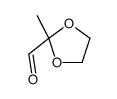 2-甲基-1,3-二氧戊环-2-甲醛结构式