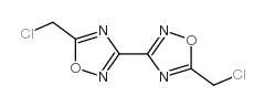 5-(chloromethyl)-3-[5-(chloromethyl)-1,2,4-oxadiazol-3-yl]-1,2,4-oxadiazole Structure