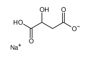 ()-malic acid, sodium salt Structure