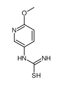 (9CI)-(6-甲氧基-3-吡啶)-硫脲结构式