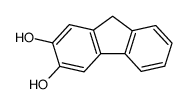 2,3-Dihydroxy-9H-fluorene Structure