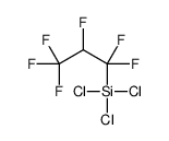 trichloro(1,1,2,3,3,3-hexafluoropropyl)silane结构式