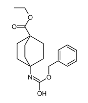 4-(((苄氧基)羰基)氨基)双环[2.2.2]辛烷-1-羧酸乙酯结构式