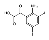 (2-amino-3,5-diiodo-phenyl)-glyoxylic acid结构式