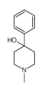 1-Methyl-4-phenylpiperidin-4-ol Structure