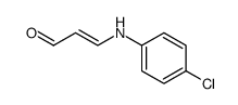 β-(p-chloroanilino)acrolein结构式