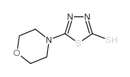 5-吗啉-4-基-1,3,4-噻唑-2-硫醇结构式
