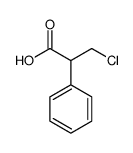 3-chloro-2-phenylpropanoic acid Structure