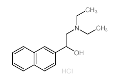 2-diethylamino-1-naphthalen-2-yl-ethanol结构式