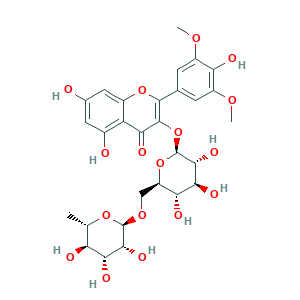 Syringetin-3-O-rutinoside Structure