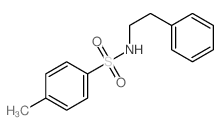 4-Methyl-N-phenethyl-benzenesulfonamide结构式