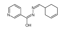 N-[(E)-cyclohex-3-en-1-ylmethylideneamino]pyridine-3-carboxamide Structure