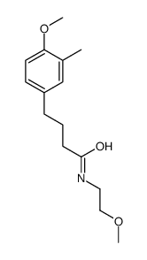 N-(2-methoxyethyl)-4-(4-methoxy-3-methylphenyl)butanamide Structure