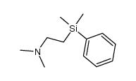 [2-(dimethyl-phenyl-silanyl)-ethyl]-dimethyl-amine Structure