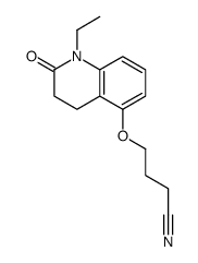 4-[(1-ethyl-2-oxo-3,4-dihydroquinolin-5-yl)oxy]butanenitrile结构式