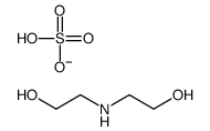 bis(2-hydroxyethyl)ammonium hydrogen sulphate Structure