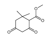 2,2-二甲基-4,6-二氧环己烷-1-羧酸甲酯结构式