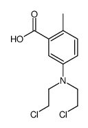 Acidul 5,N,N-di-(2-cloretil)amino-2-metilbenzoic [Romanian] Structure
