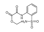 ethyl 2-oxo-2-(2-sulfamoylanilino)acetate结构式