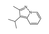 Pyrazolo[1,5-a]pyridine, 2-methyl-3-(1-methylethyl)- (9CI) Structure