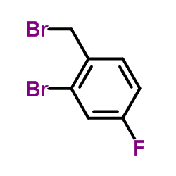 2-Bromo-1-(bromomethyl)-4-fluorobenzene structure