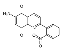 6-amino-2-(2-nitrophenyl)quinoline-5,8-dione Structure