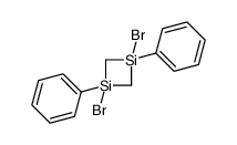 1,3-dibromo-1,3-diphenyl-1,3-disiletane结构式