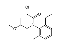 2-Chloro-N-(2-ethyl-6-methyl-phenyl)-N-(2-methoxy-1-methyl-propyl)-acetamide结构式
