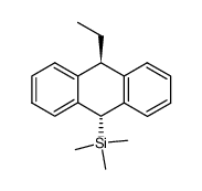 trans-9-ethyl-10-(trimethylsilyl)-9,10-dihydroanthracene结构式