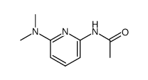 N-(6-dimethylamino-pyridin-2-yl)-acetamide结构式