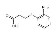 3-(2-氨基苯基硫代)丙酸结构式