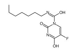 5-fluoro-N-heptyl-2,4-dioxopyrimidine-1-carboxamide结构式