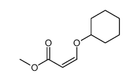 methyl 3-cyclohexyloxyprop-2-enoate Structure