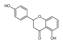 5-hydroxy-2-(4-hydroxyphenyl)-2,3-dihydrochromen-4-one结构式
