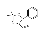(4R,5S)-4-ethenyl-2,2-dimethyl-5-phenyl-1,3-dioxolane结构式