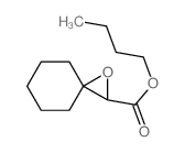 Butyl 1-oxaspiro(2.5)octane-2-carboxylate结构式