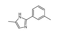 4-METHYL-2-M-TOLYL-1H-IMIDAZOLE结构式