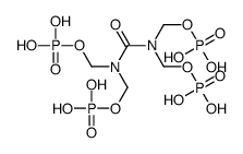 tetrakis[(phosphonooxy)methyl]urea结构式