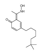 1-(2-羟基-5-叔壬基苯基)乙酮肟结构式