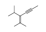 2-methyl-3-propan-2-ylhex-2-en-4-yne结构式