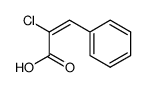 (Z)-α-Chlorocinnamic acid结构式