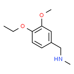 1-(4-乙氧基-3-甲氧基苯基)-N-甲基甲胺结构式