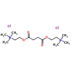 氯化琥珀胆碱结构式
