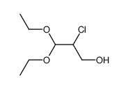 3,3-diethoxy-2-chloro-propan-1-ol结构式