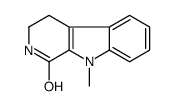 9-methyl-3,4-dihydro-2H-pyrido[3,4-b]indol-1-one Structure